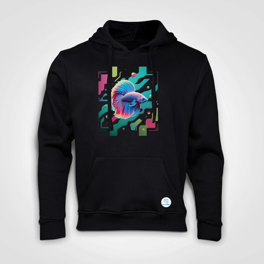 Art's Fish Room - Neon Betta Hoodie