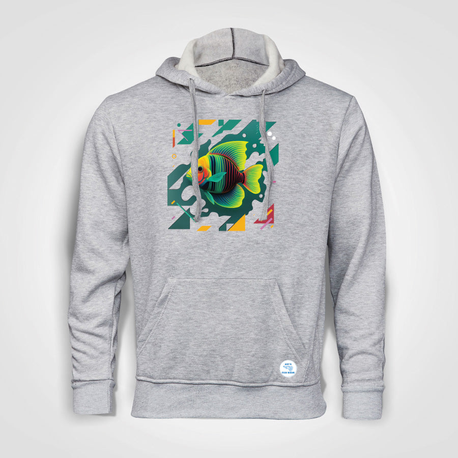 Art's Fish Room - Neon Angelfish 02 Hoodie