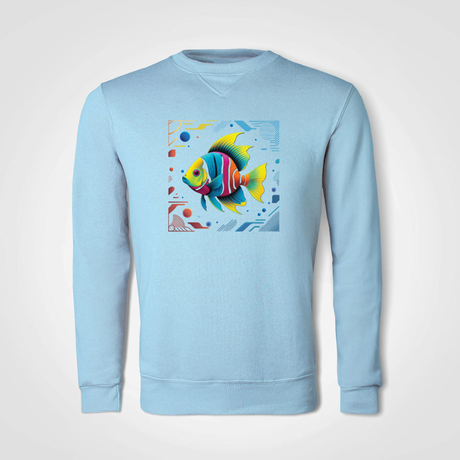 Art's Fish Room - Neon Angelfish 01 Sweater