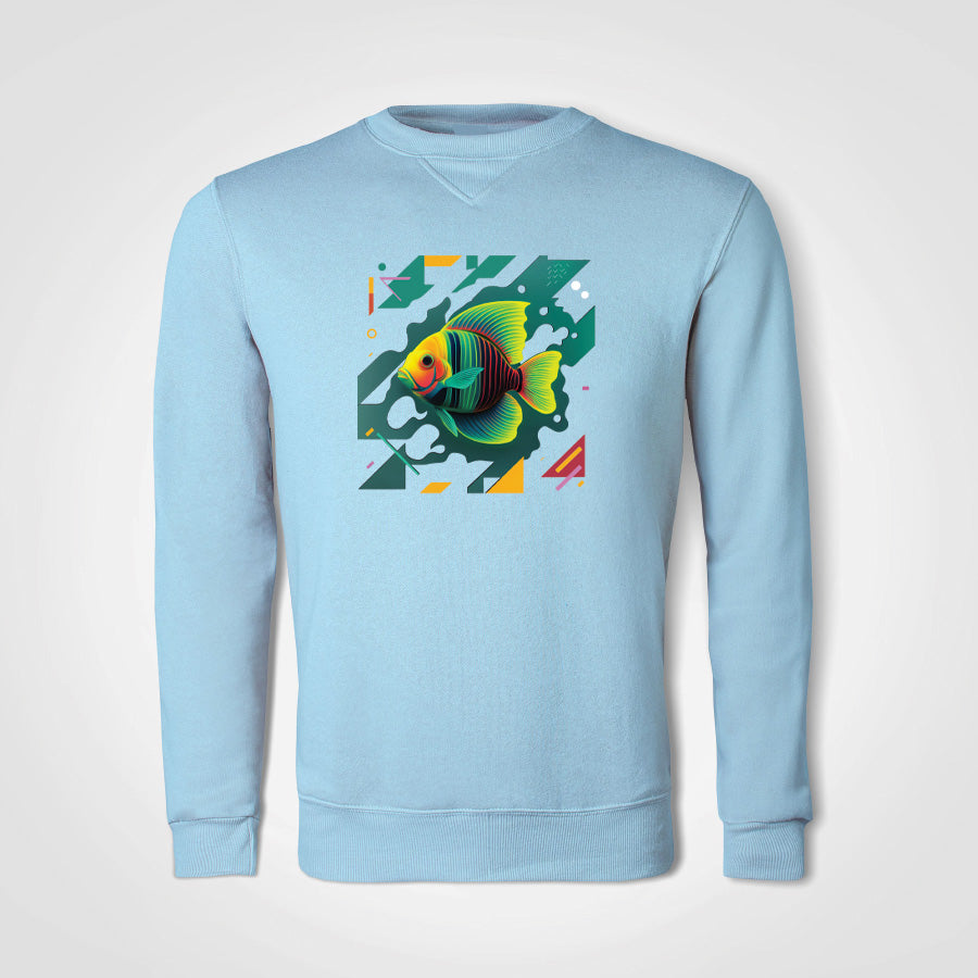 Art's Fish Room - Neon Angelfish 02 Sweater