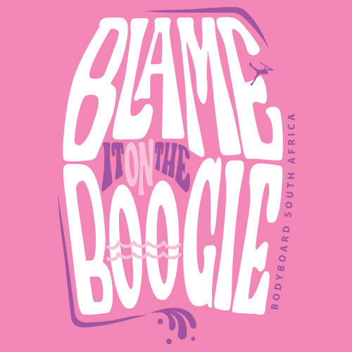 Bodyboard South Africa - Blame It On The Boogie Pink - Hoodie