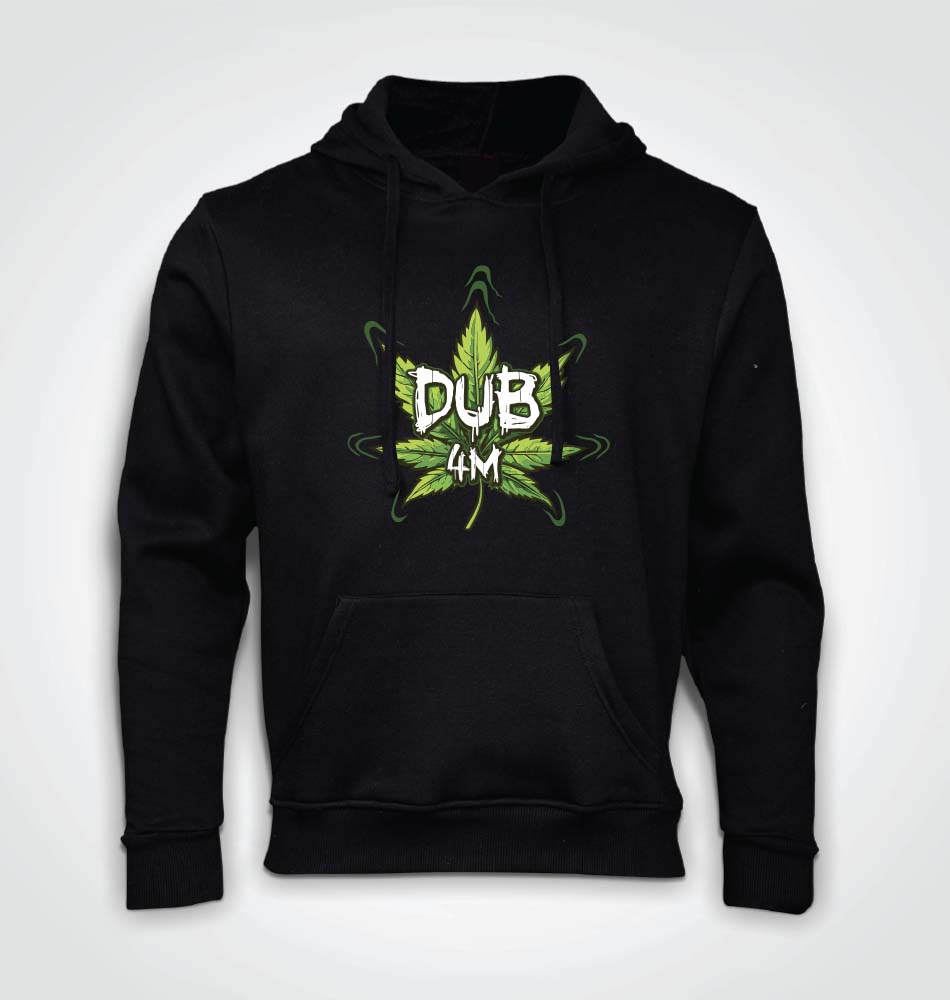 Dub4M Hoodie Weed Leaf