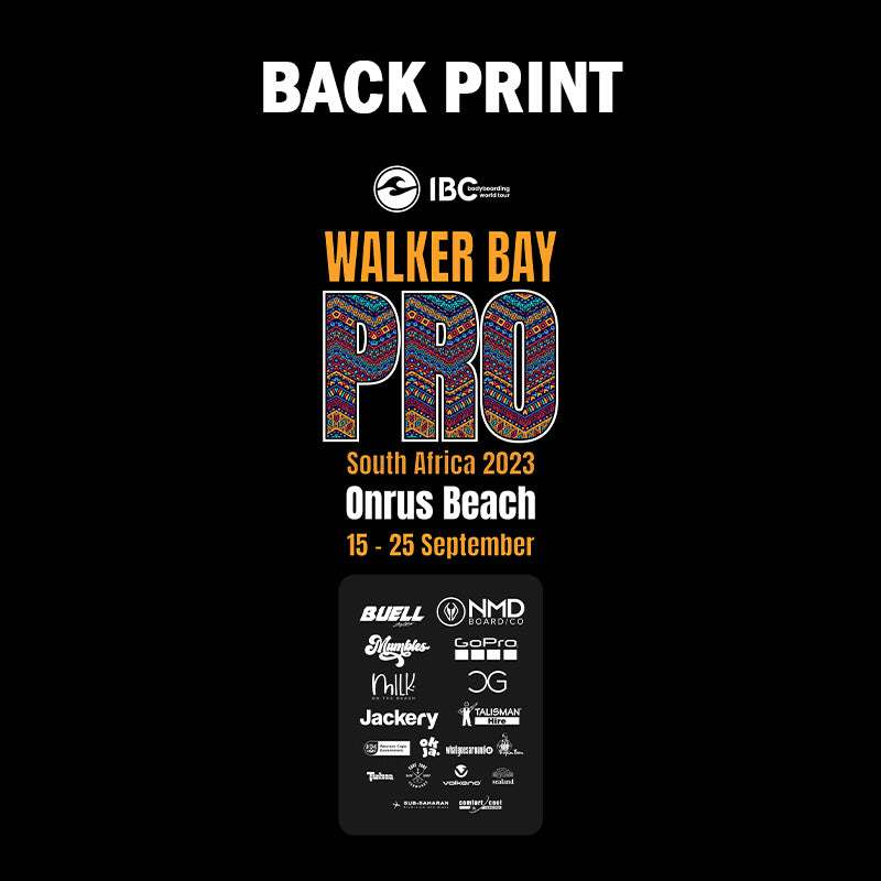 Walker Bay Pro 2023 - T-Shirt Black