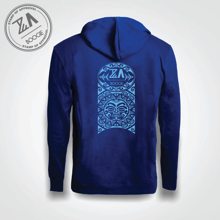 ZA Boogie - Royal Blue Tribal Hoodie