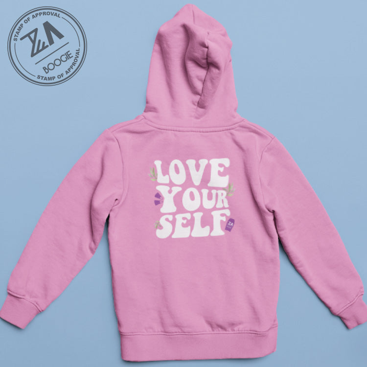 ZA Boogie - Pink Hoodie - Love Yourself