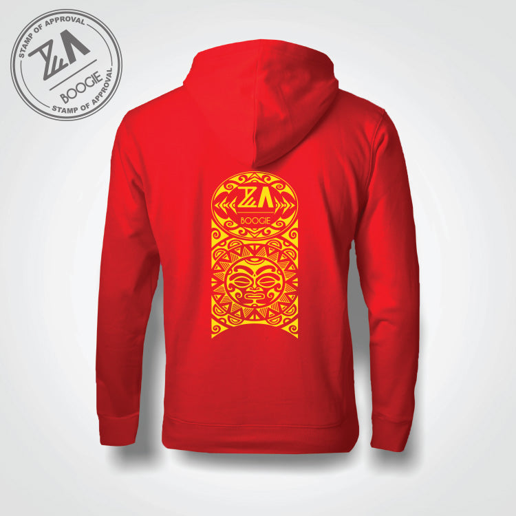 ZA Boogie - Red Tribal Hoodie