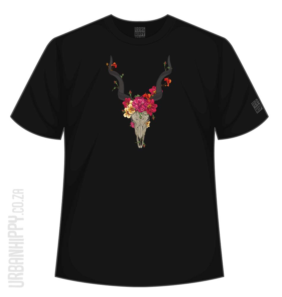 Urban Hippy - Kudu Flower Skull