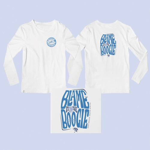 Bodyboard South Africa - Blame It On The Boogie Blue - Long Sleeve Shirt