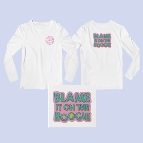 Bodyboard South Africa - Blame It On The Boogie Pink - Long Sleeve Shirt