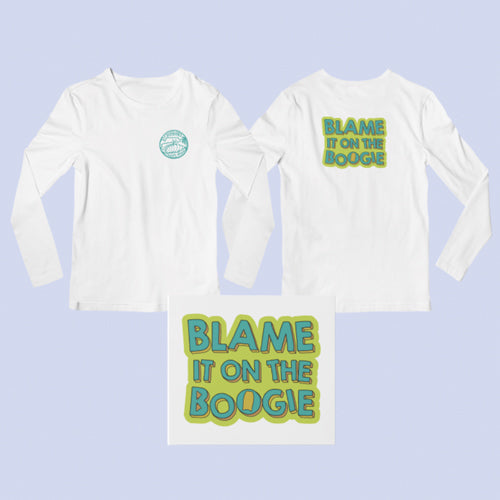 Bodyboard South Africa - Blame It On The Boogie Lime - Long Sleeve Shirt