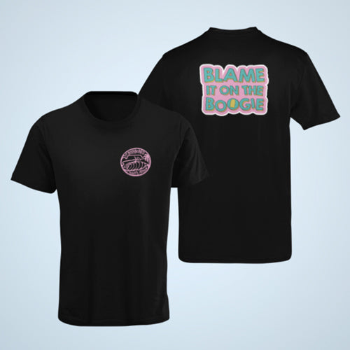 Bodyboard South Africa - Blame It On The Boogie Pink - T-Shirt