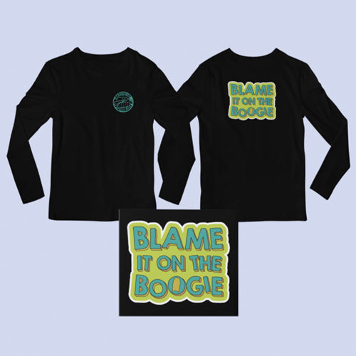 Bodyboard South Africa - Blame It On The Boogie Lime - Long Sleeve Shirt