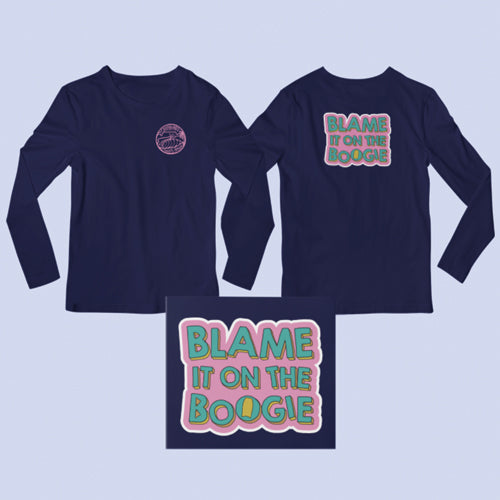 Bodyboard South Africa - Blame It On The Boogie Pink - Long Sleeve Shirt