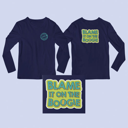 Bodyboard South Africa - Blame It On The Boogie Lime - Long Sleeve Shirt