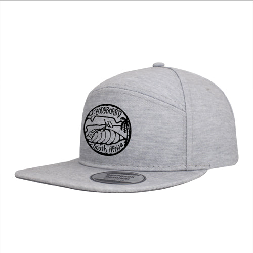 Bodyboard South Africa Bodyboard South Africa - Flat Peak Snapback Grey - Cap