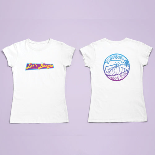 Bodyboard South Africa - Ladies Lets Boogie Bright - T-Shirt