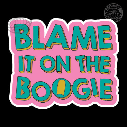 Bodyboard South Africa - Blame It On The Boogie Pink - T-Shirt