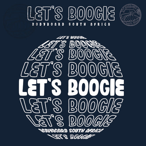 Bodyboard South Africa - Lets Boogie Globe - T-Shirt