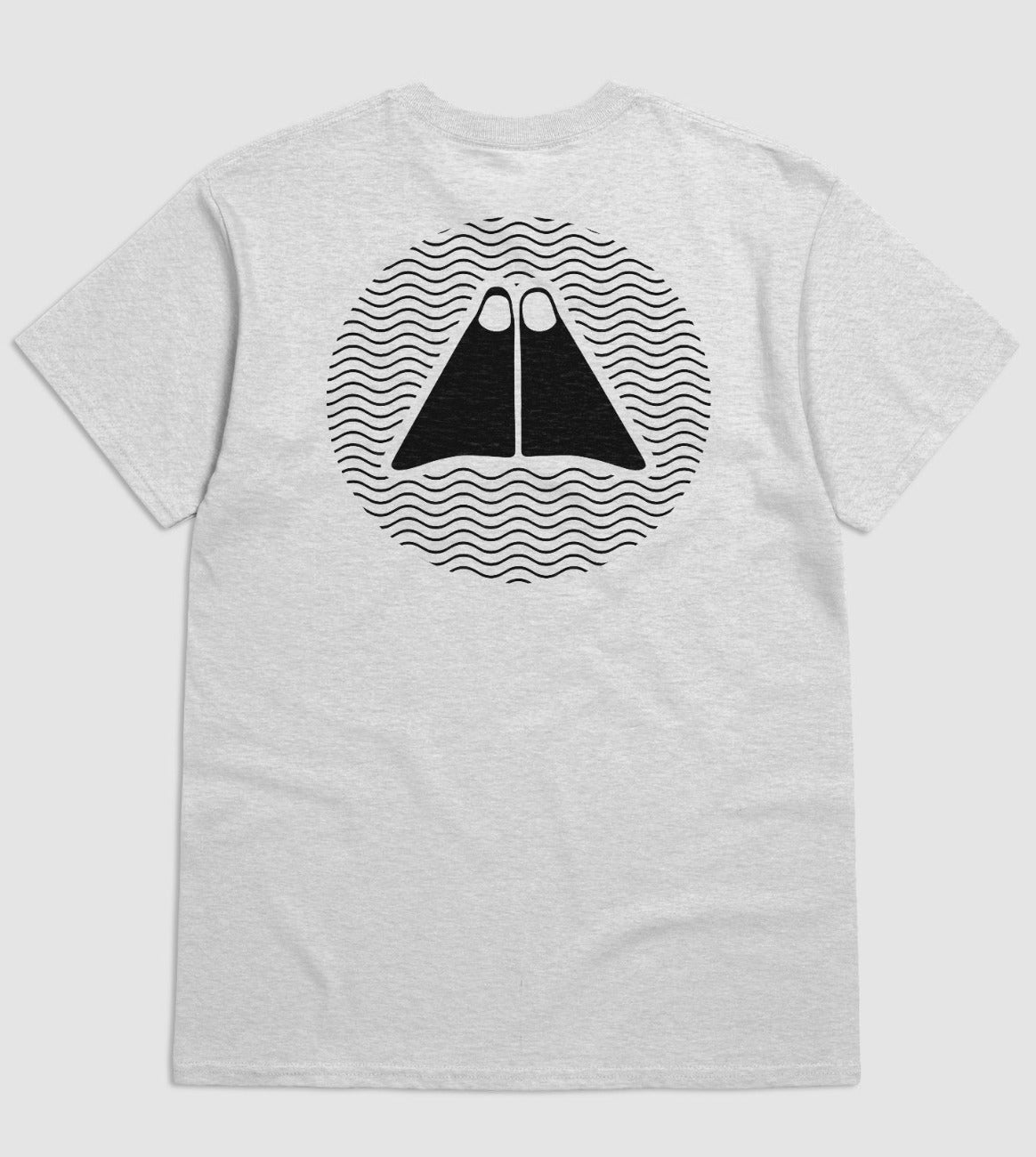 Boogie Everyday - Circle Fins White - T-Shirt